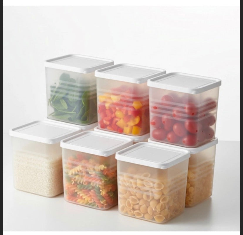 6-Pcs Set Food Storage Box Set For Kitchen (Multicolor)
