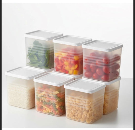 6-Pcs Set Food Storage Box Set For Kitchen (Multicolor)