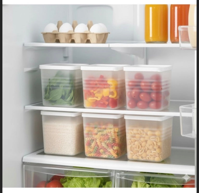 6-Pcs Set Food Storage Box Set For Kitchen (Multicolor)